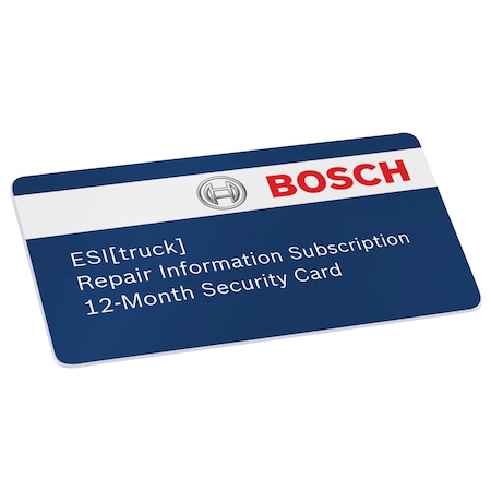 Bosch Troubleshooting and Repair SubscriptionESI Truck BOS3824-08R